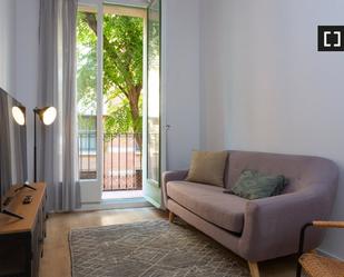 Living room of Flat to rent in  Barcelona Capital  with Air Conditioner, Heating and Furnished