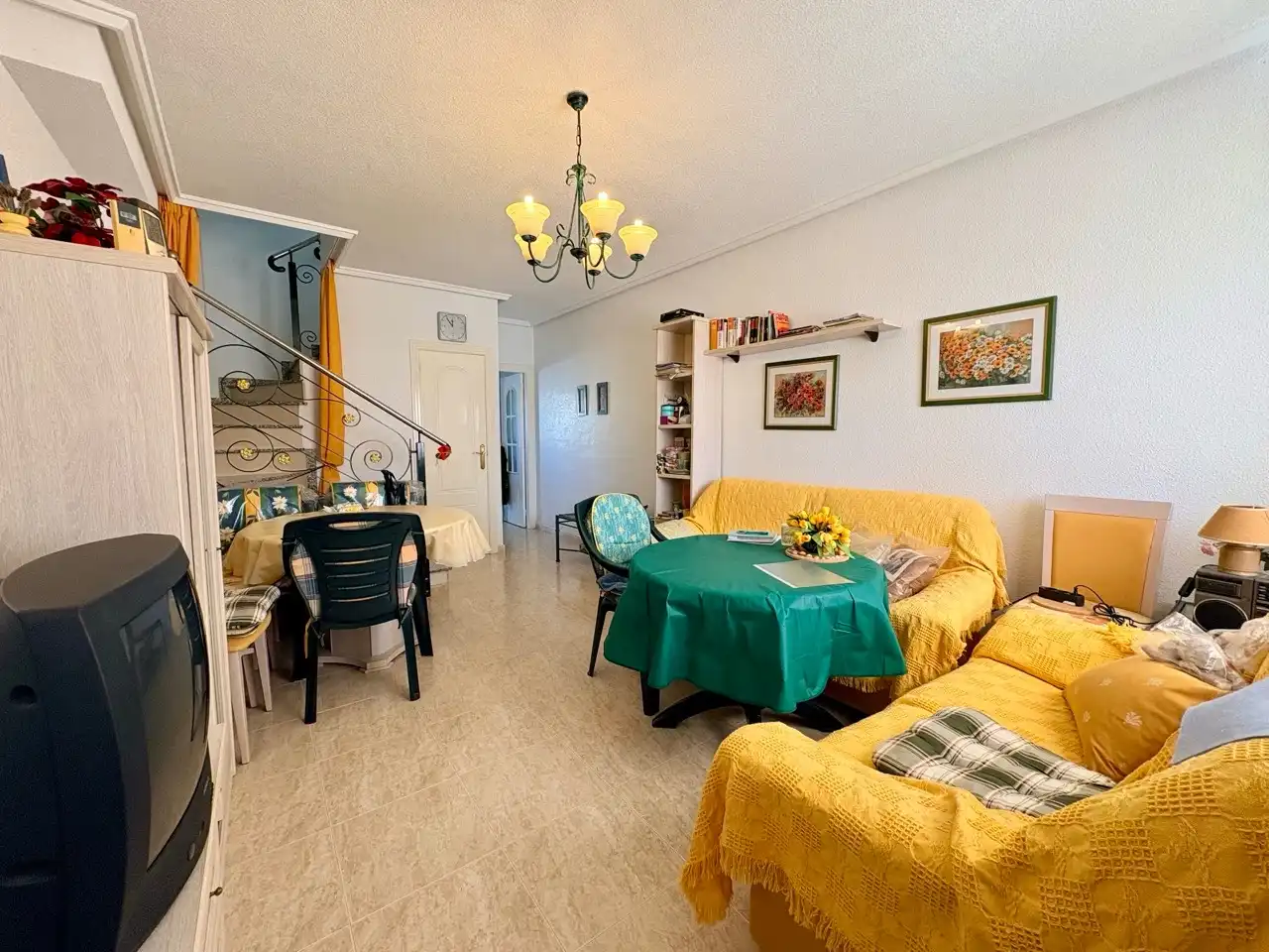 Sala de estar de Casa adosada en venta en Rojales con Terraza, Trastero y Piscina
