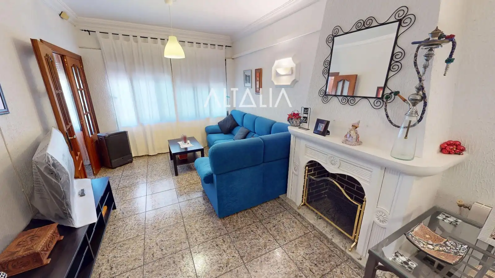 Living room of Houses for sale in Pinarejo  with Air Conditioner, Heating and Furnished