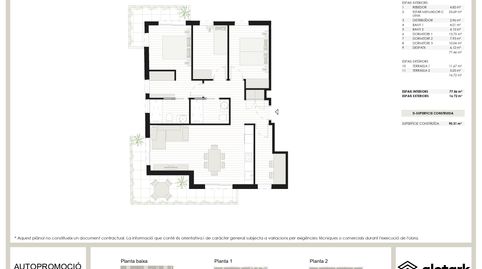 Foto 3 de Piso en venta en Can Bassa, Granollers