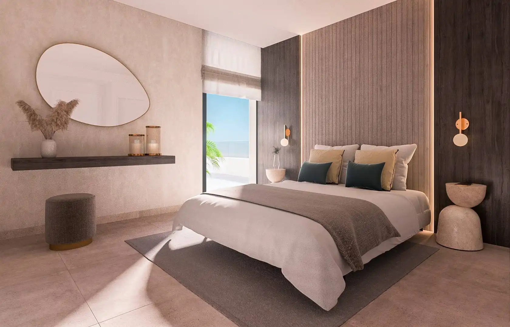 Habitación de Planta baja en venta en Estepona con Aire acondicionado, Calefacción y Jardín privado