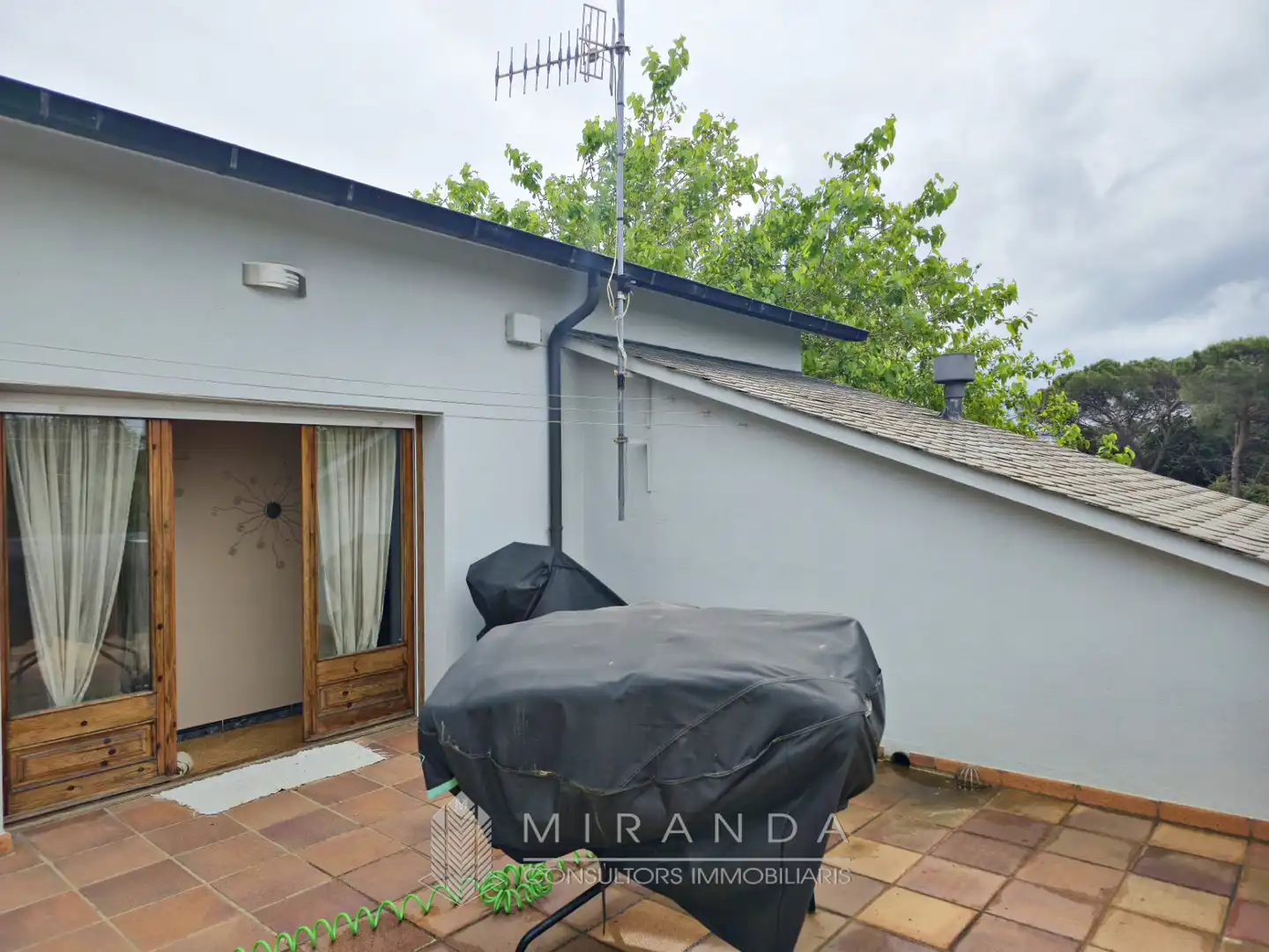 Terrassa de Casa o xalet en venda en Santa Maria de Palautordera amb Calefacció, Jardí privat i Parquet