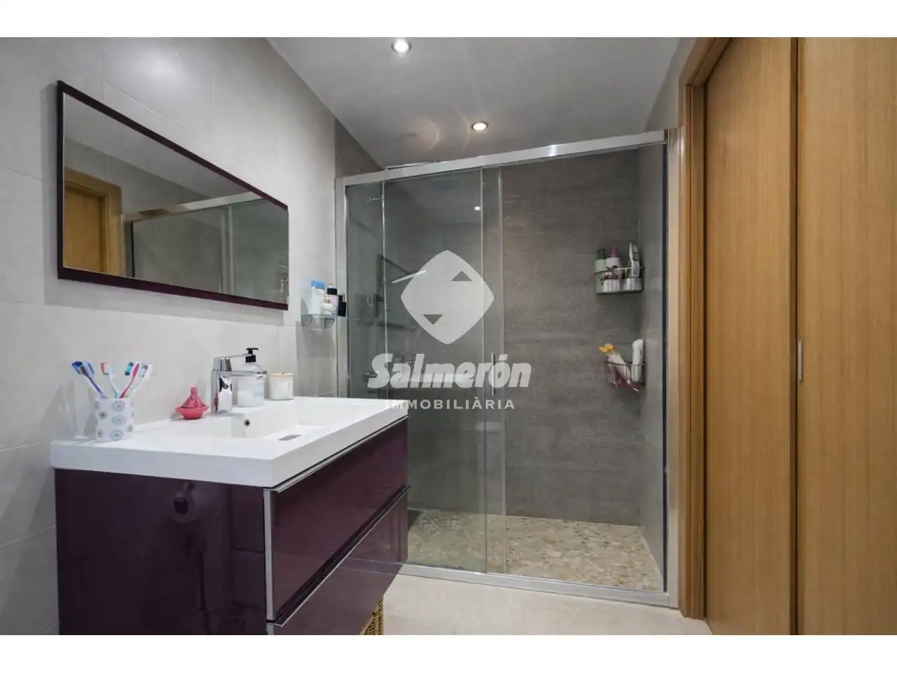 Baño de Casa adosada en venta en Palafolls con Aire acondicionado, Calefacción y Jardín privado