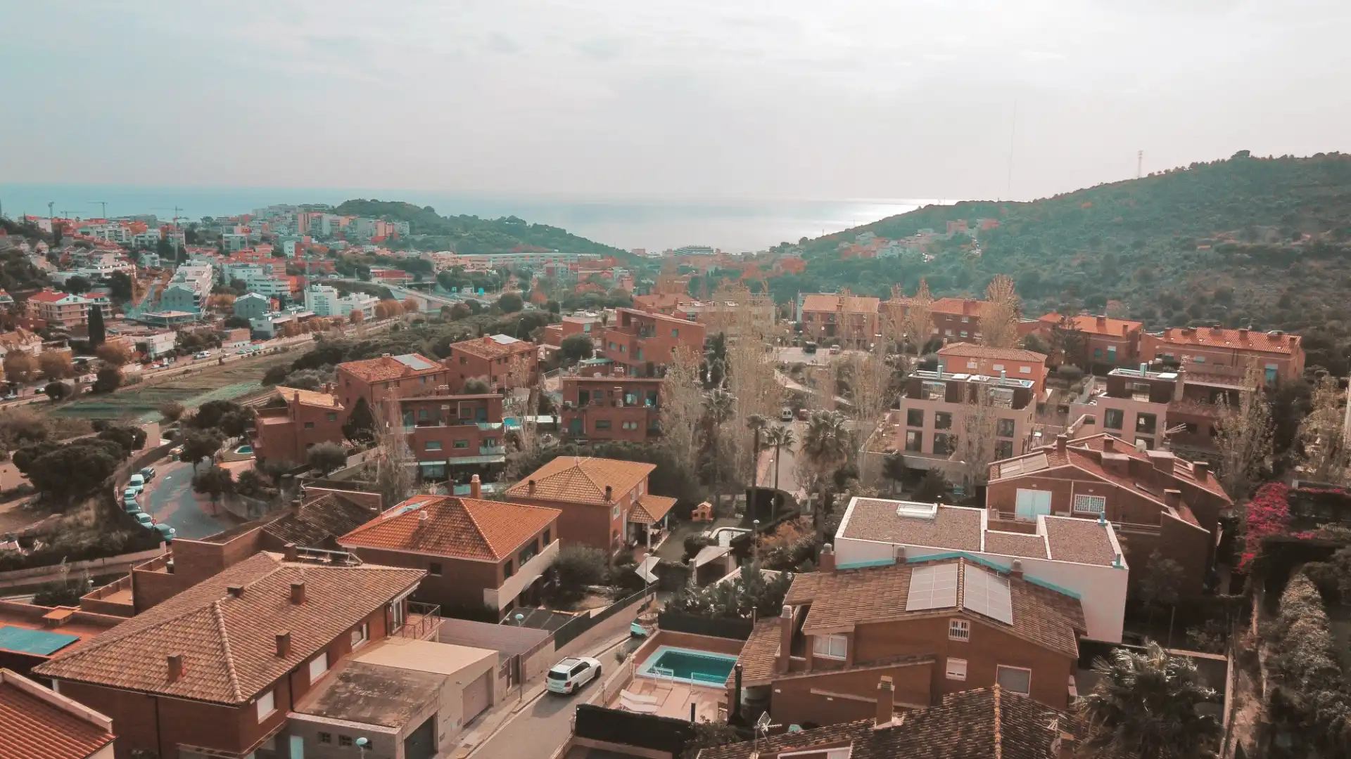 Vista exterior de Casa o xalet en venda en Tiana amb Aire condicionat, Calefacció i Jardí privat