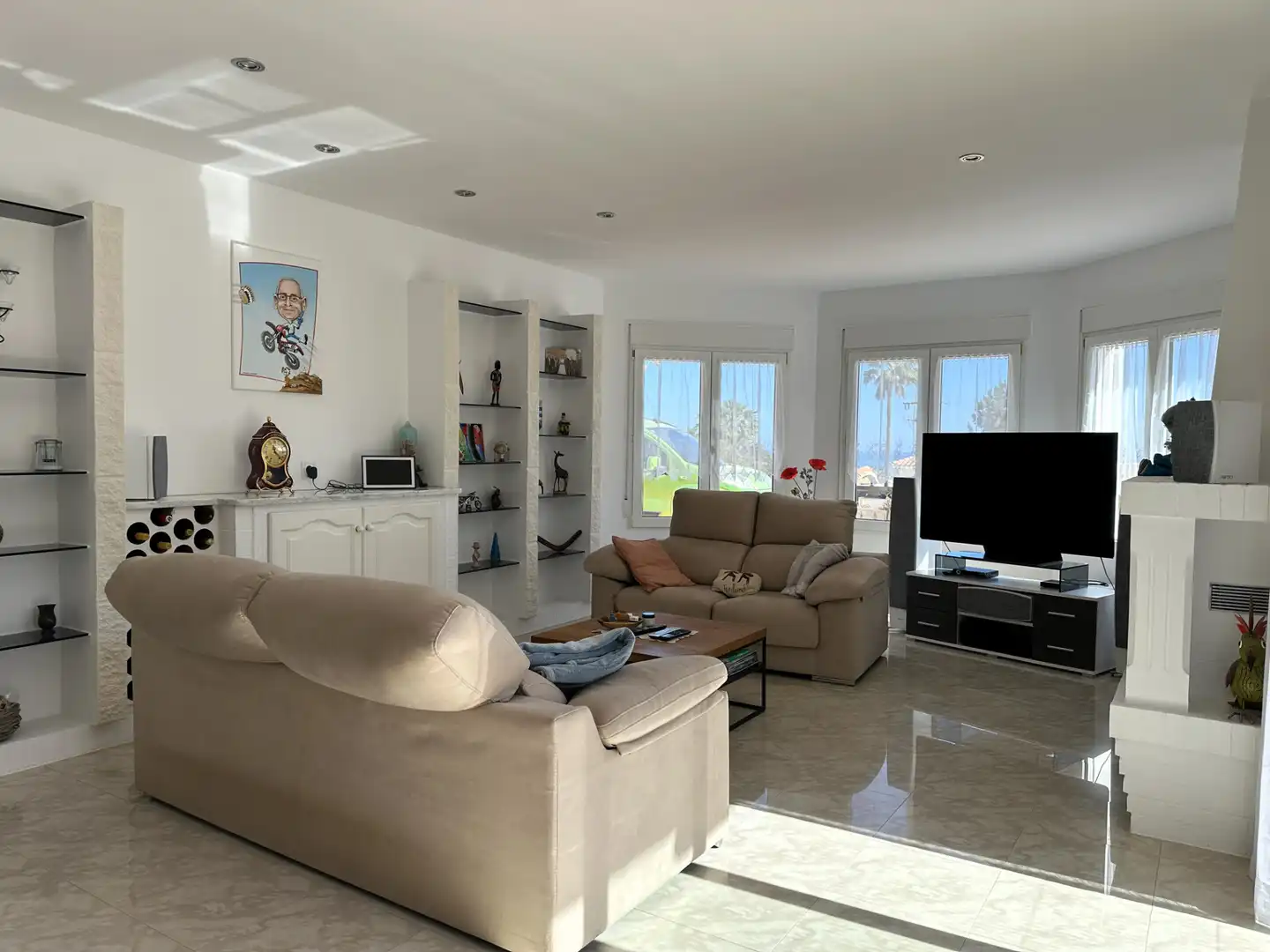 Living room of Houses for sale in Dénia  with Air Conditioner, Private garden and Terrace