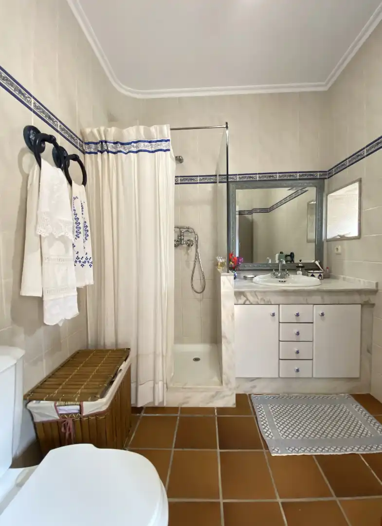 Bathroom of Houses for sale in A Estrada   with Heating, Private garden and Terrace