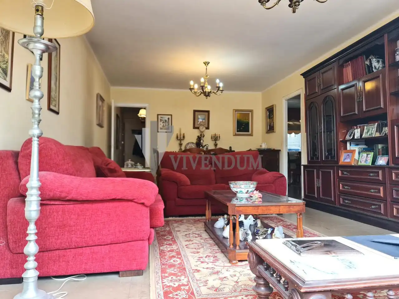 Sala de estar de Piso en venta en Vigo  con Calefacción, Terraza y Trastero