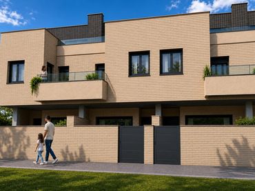 Adosado de obra nueva con balcón en venta en Balerma