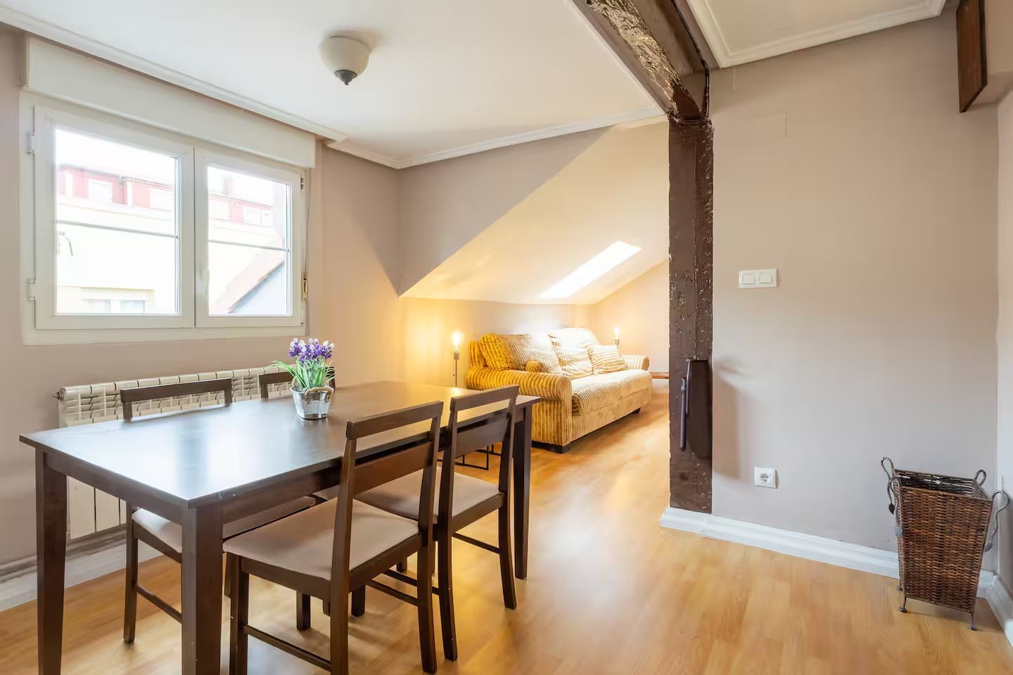 Bedroom of Flat to rent in Santander  with Heating and Furnished