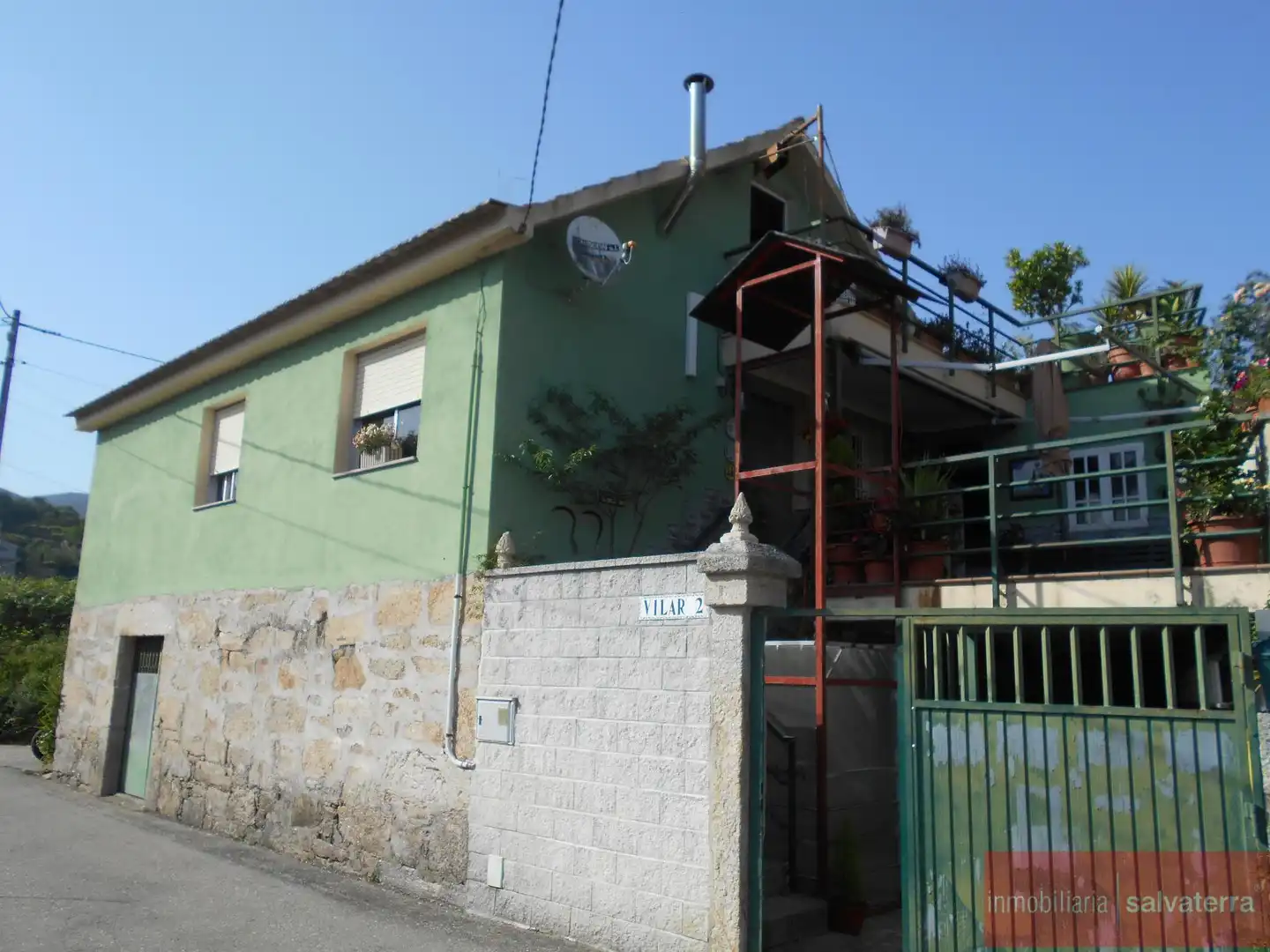 Vista exterior de Casa o chalet en venta en As Neves   con Aire acondicionado, Calefacción y Terraza