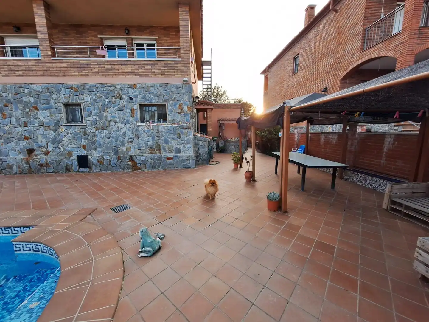 Garden of Houses for sale in Santa Perpètua de Mogoda  with Air Conditioner, Private garden and Terrace