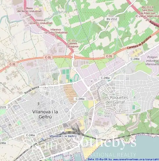 Vista exterior de Finca rústica en venda en Vilanova i la Geltrú amb Calefacció, Jardí privat i Terrassa