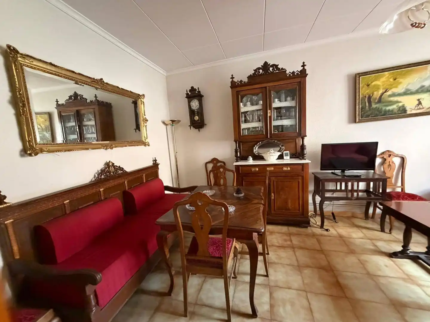 Dining room of Houses for sale in La Guardia  with Heating, Furnished and Alarm