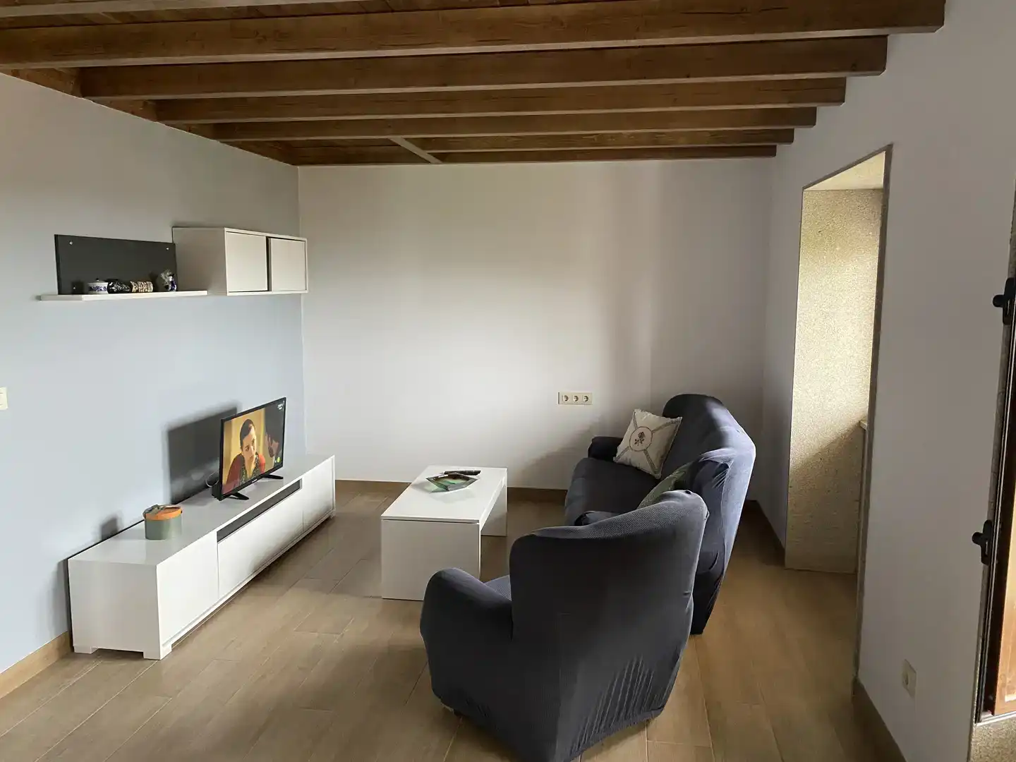 Sala de estar de Piso de alquiler en Carnota con Amueblado y Balcón