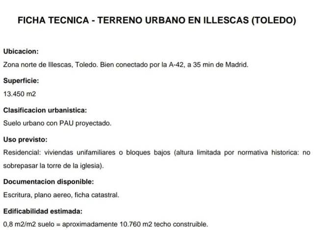Terreno residencial en Venta en Parque Manuel de Vega - Carretera de Ugena