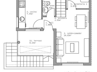 House with garden for sale in Calle la Central 4