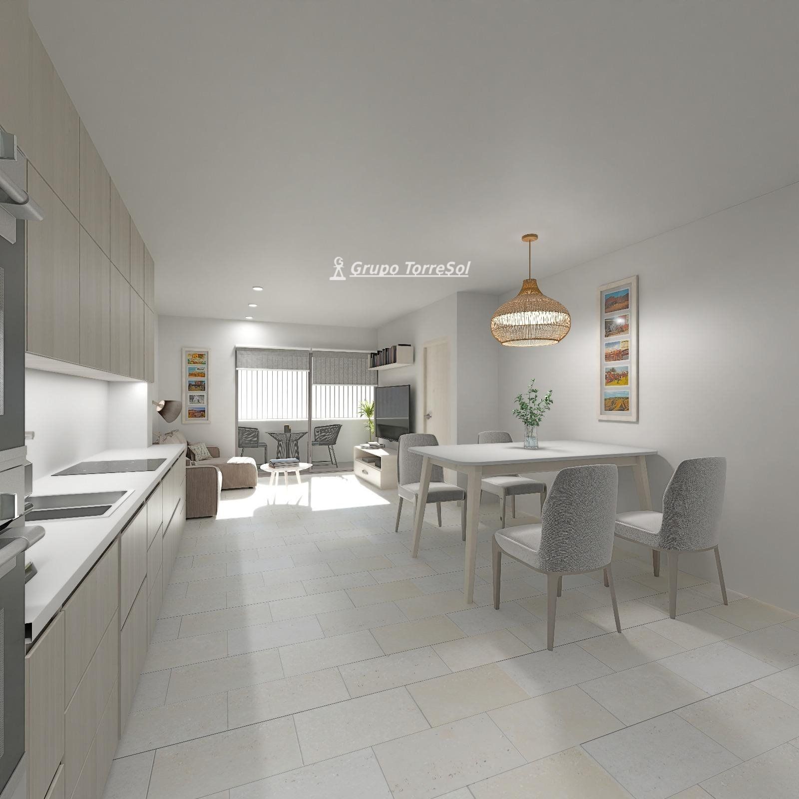 Living room of Flat for sale in Torredembarra  with Air Conditioner, Heating and Terrace