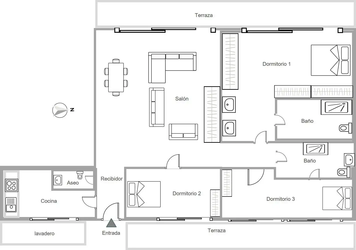 Apartament amb jardí en venda a Avenida CERRO ANDEVALO-L MA CLUB 3, imagen 38