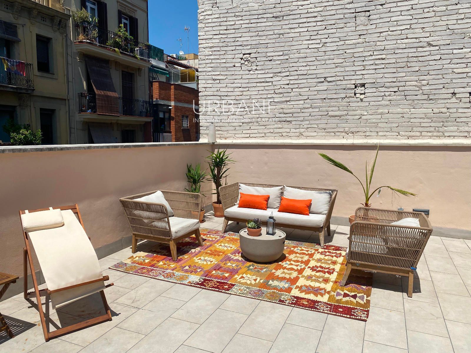 Terrace of Attic to rent in  Barcelona Capital  with Air Conditioner, Heating and Terrace