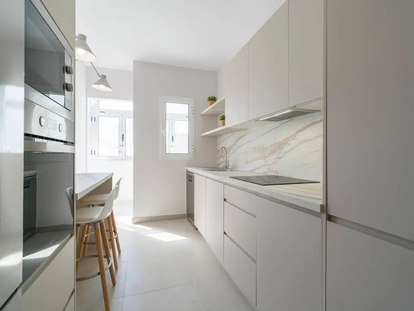 Kitchen of Flat for sale in Las Palmas de Gran Canaria  with Air Conditioner and Balcony