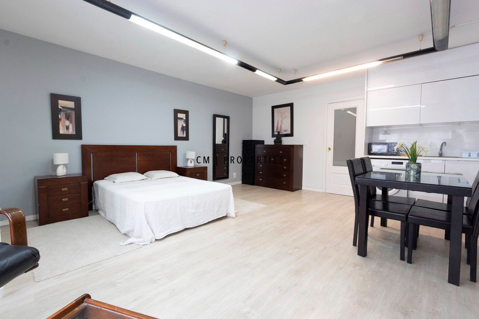Bedroom of Flat to rent in  Valencia Capital  with Air Conditioner, Heating and Furnished