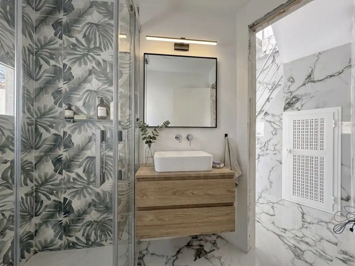 Bathroom of Houses for sale in Almáchar  with Heating and Terrace