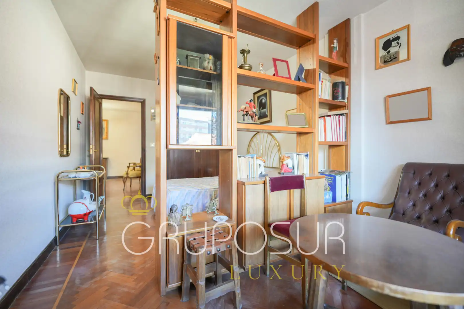 Sala de estar de Piso en venta en Valladolid con Calefacción, Parquet y Terraza