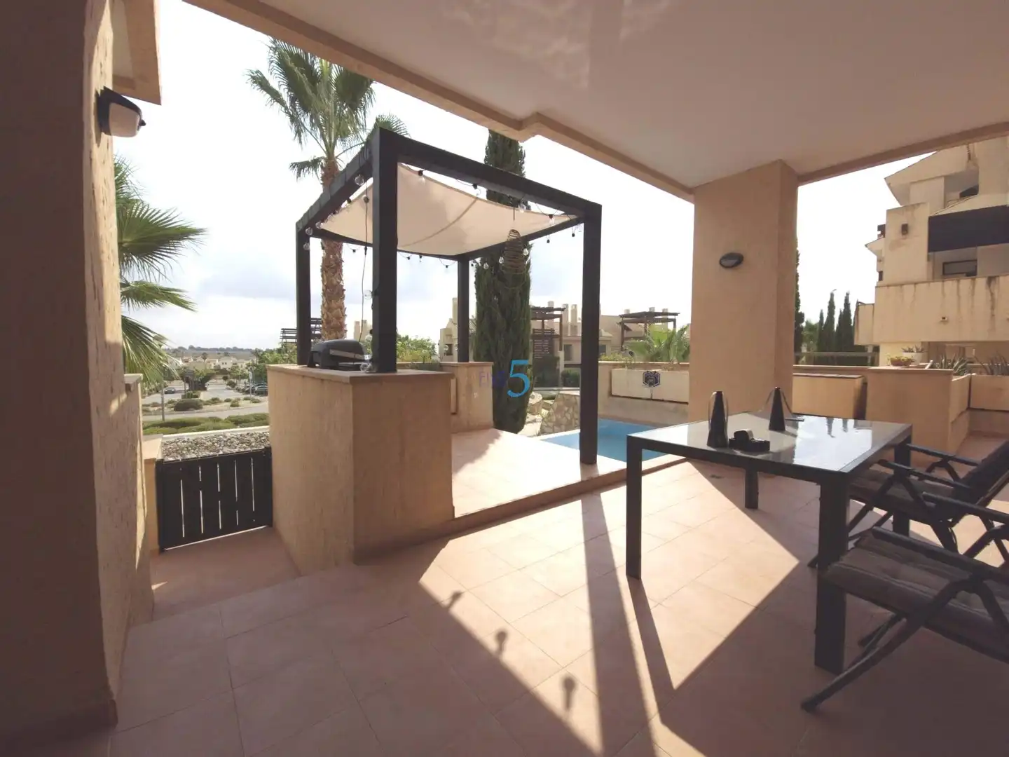 Terrace of Flat for sale in Fuente Álamo de Murcia  with Air Conditioner, Heating and Terrace