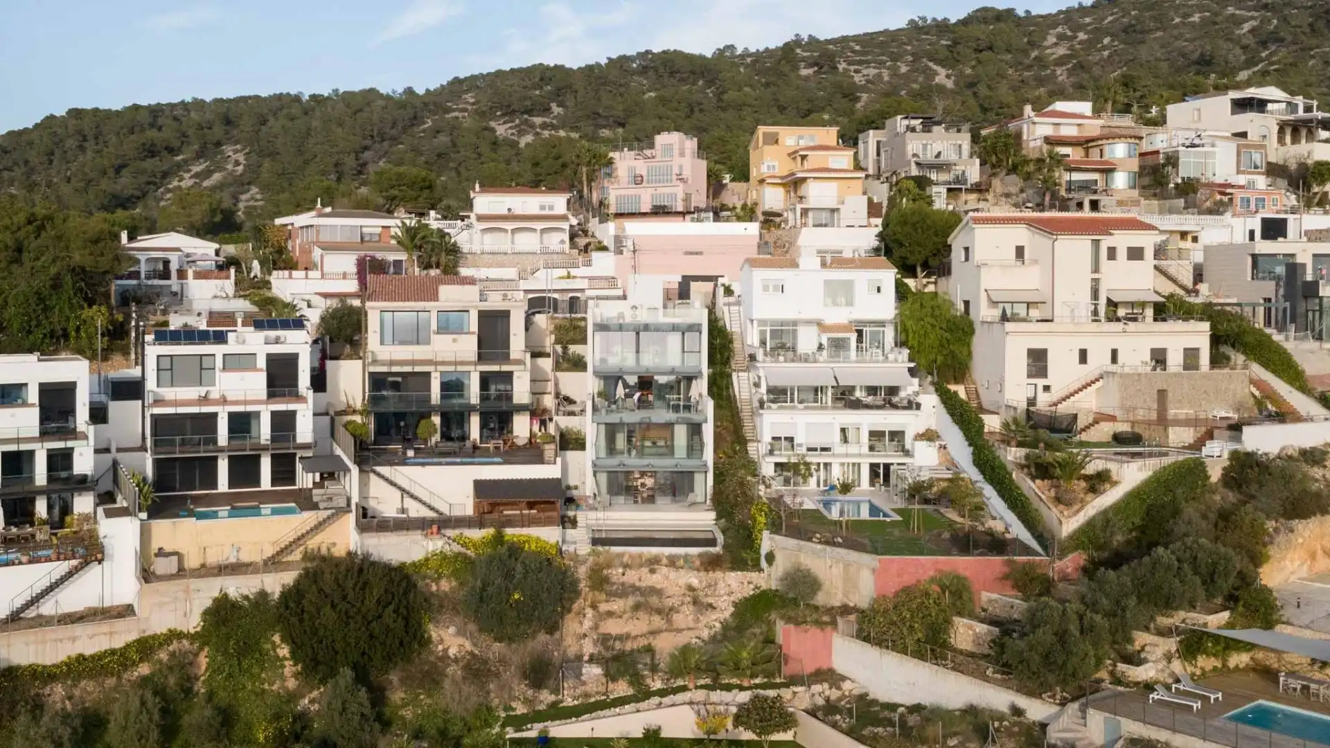 Vista exterior de Casa o chalet en venta en Sitges con Calefacción, Jardín privado y Terraza