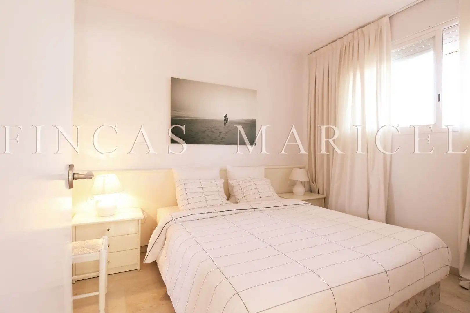 Schlafzimmer von Wohnung zum Verkauf in Sitges mit Klimaanlage, Heizung und Terrasse