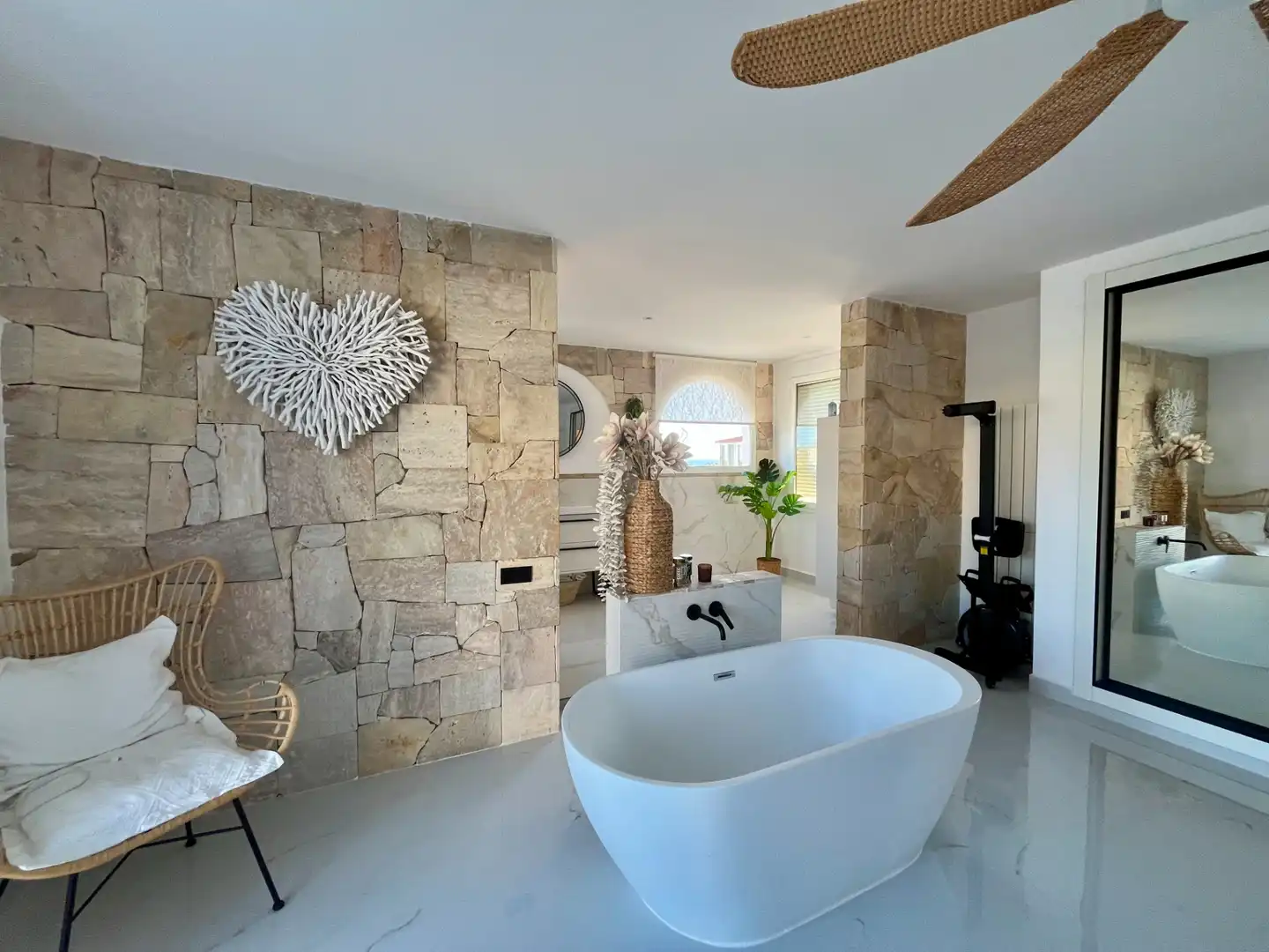 Baño de Casa adosada en venta en Cuevas del Almanzora con Aire acondicionado, Terraza y Amueblado