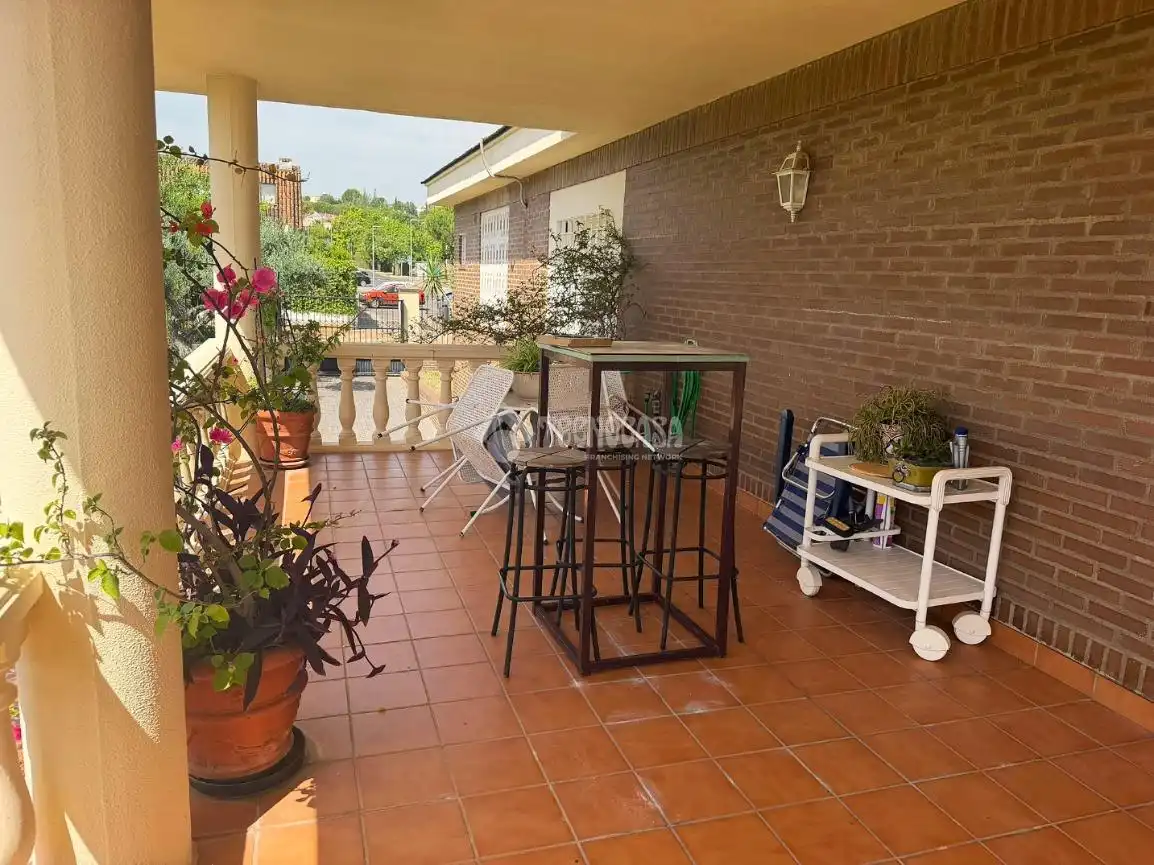 Terraza de Casa o chalet en venta en Badajoz con Aire acondicionado, Jardín privado y Piscina