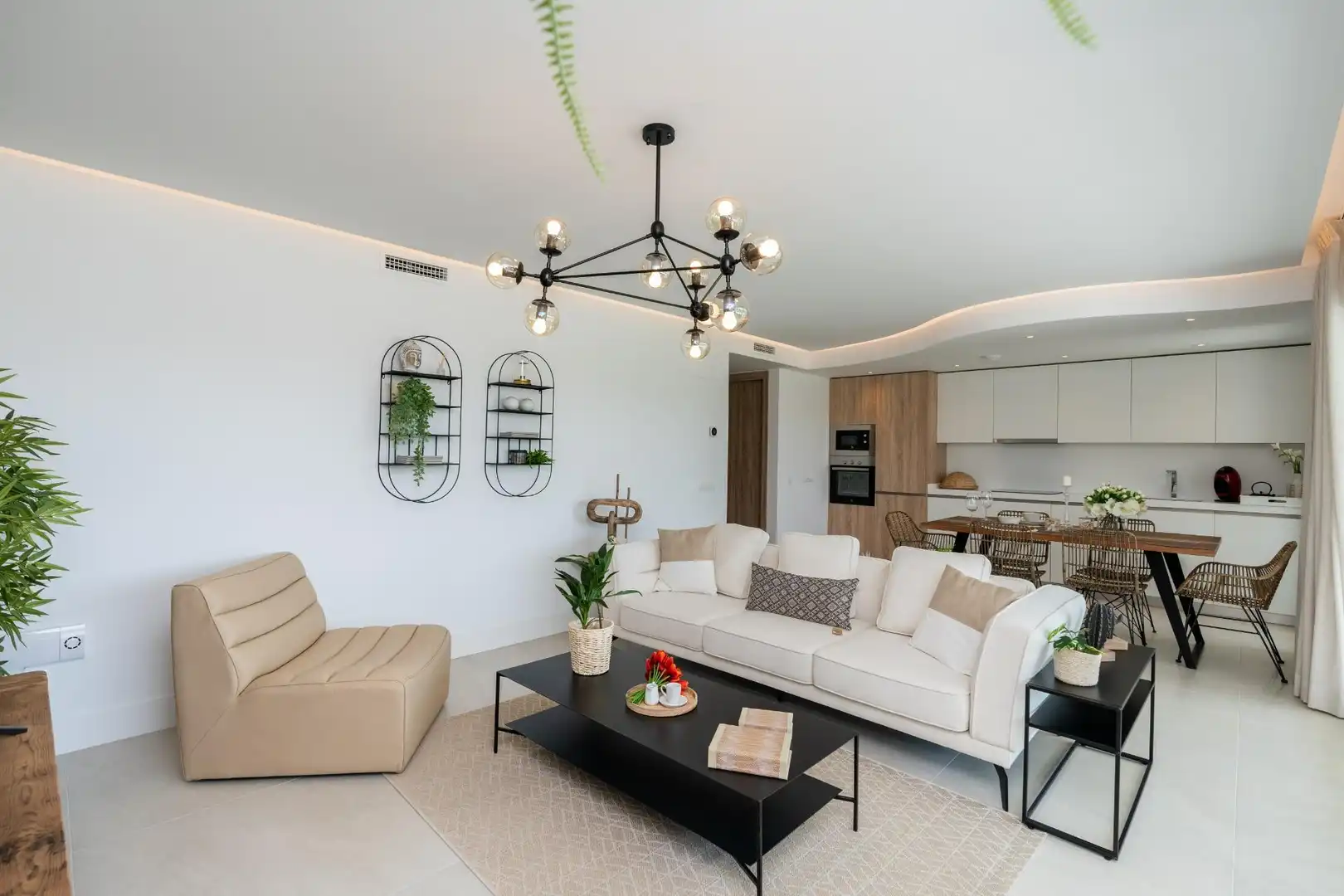 Sala de estar de Apartamento en venta en San Roque con Aire acondicionado, Calefacción y Jardín privado