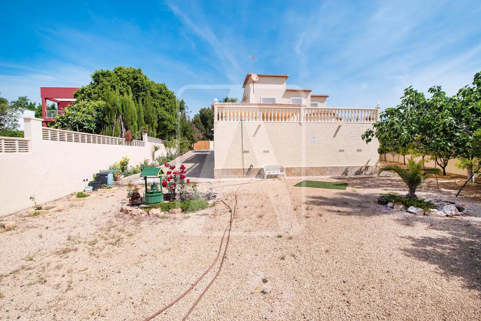 Garden of Houses for sale in Calpe / Calp  with Air Conditioner, Private garden and Terrace