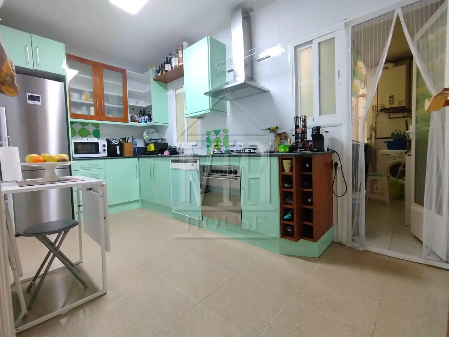 Cocina de Piso en venta en Badalona con Aire acondicionado y Amueblado