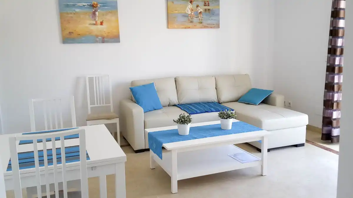 Sala de estar de Apartamento en venta en Manilva con Terraza y Trastero