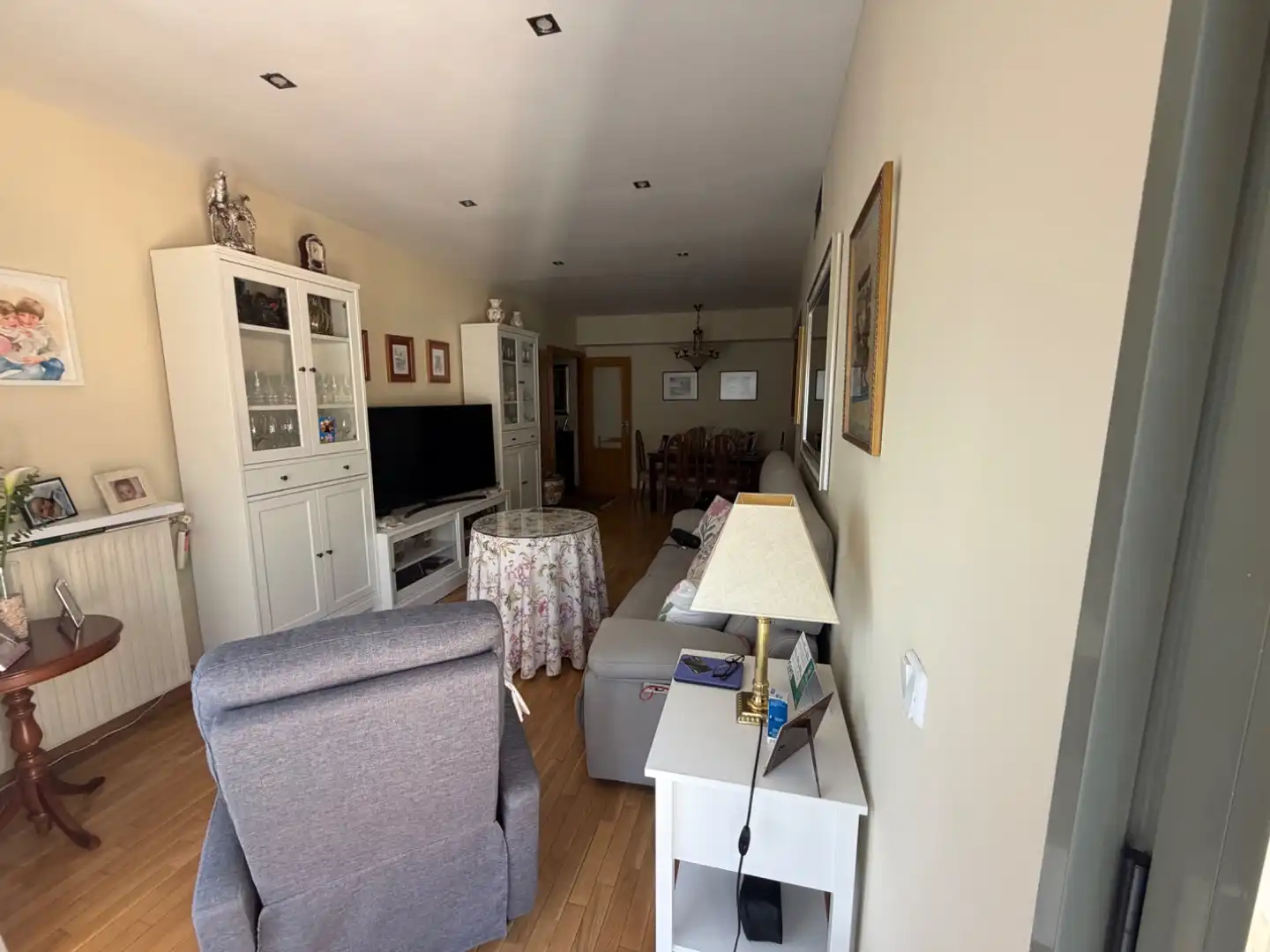 Living room of Flat for sale in  Madrid Capital  with Air Conditioner