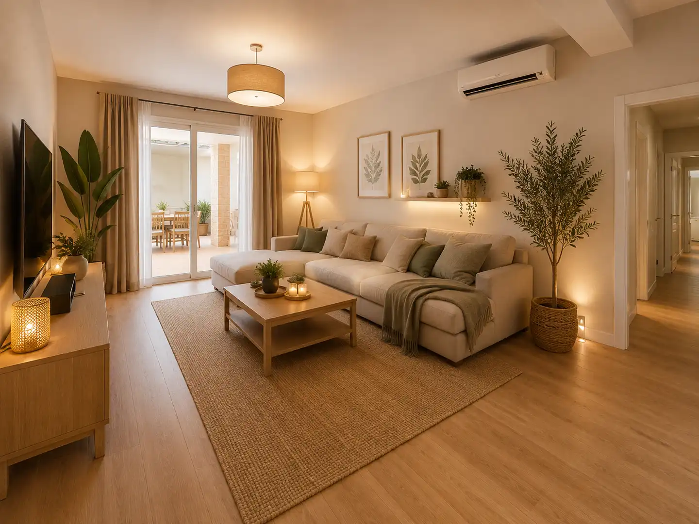 Sala de estar de Casa adosada en venta en Las Palmas de Gran Canaria con Parquet, Terraza y Trastero