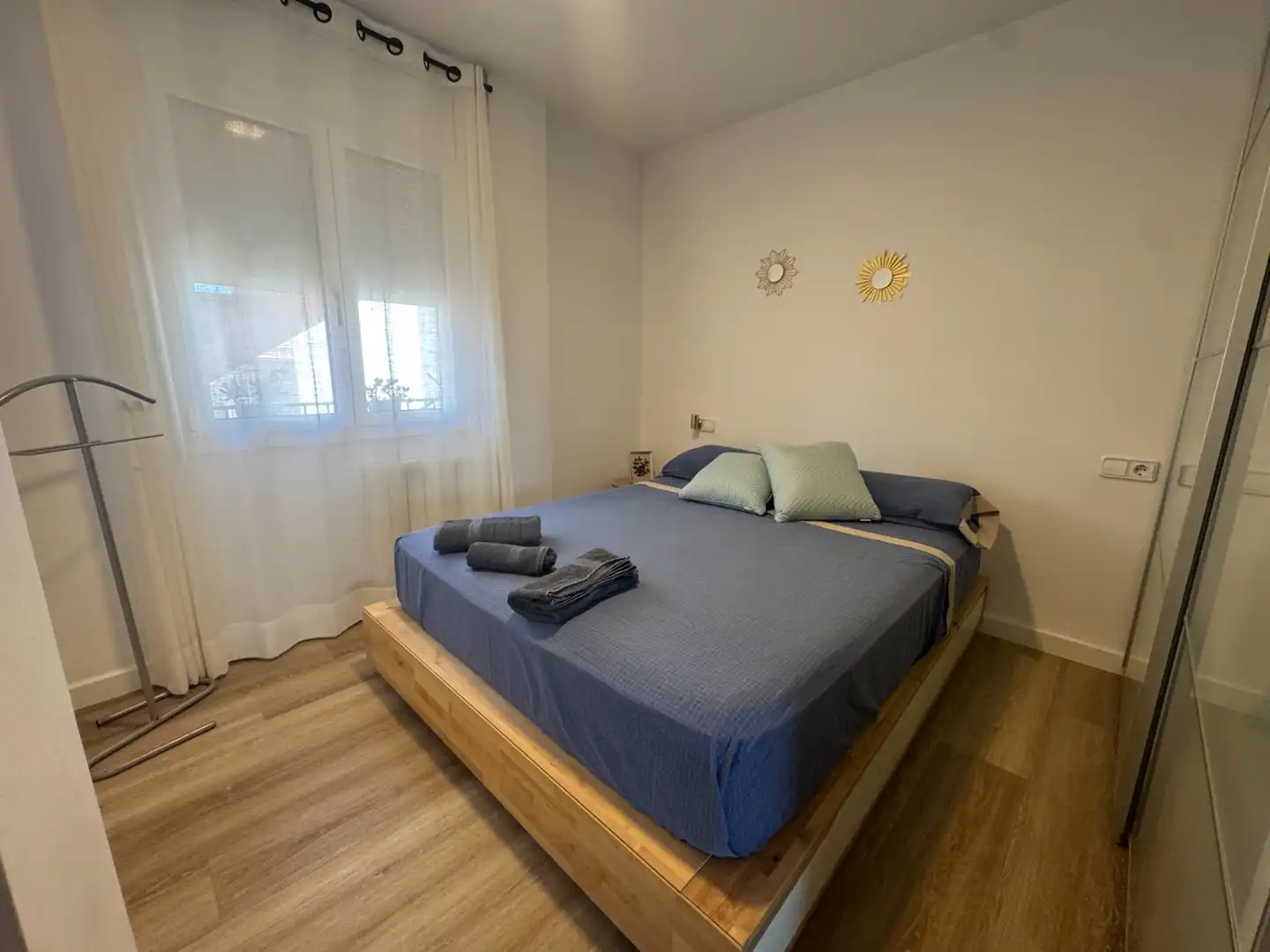 Schlafzimmer von Wohnung zur Miete in Sant Feliu de Guíxols mit Klimaanlage, Heizung und Möbliert