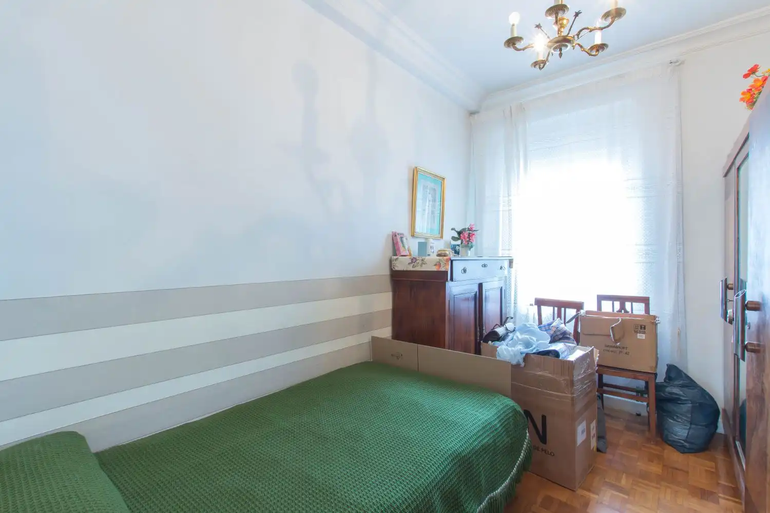 Bedroom of Flat for sale in  Pamplona / Iruña  with Heating and Balcony