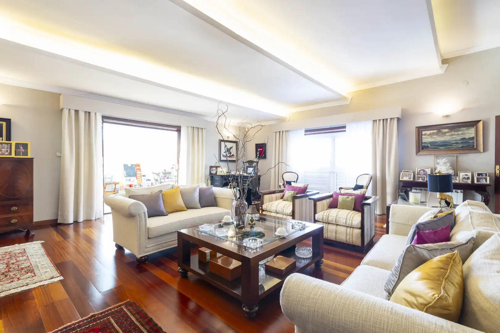 Living room of Houses for sale in San Cristóbal de la Laguna  with Air Conditioner, Private garden and Terrace