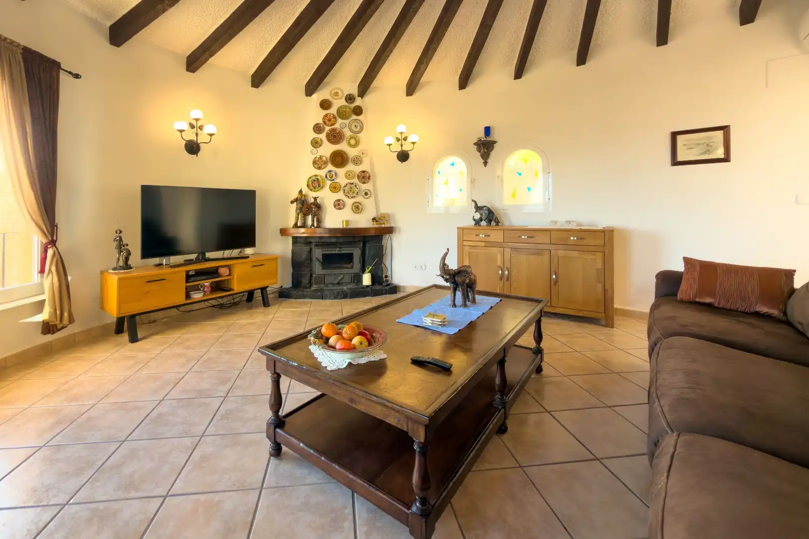 Living room of Houses for sale in Calpe / Calp