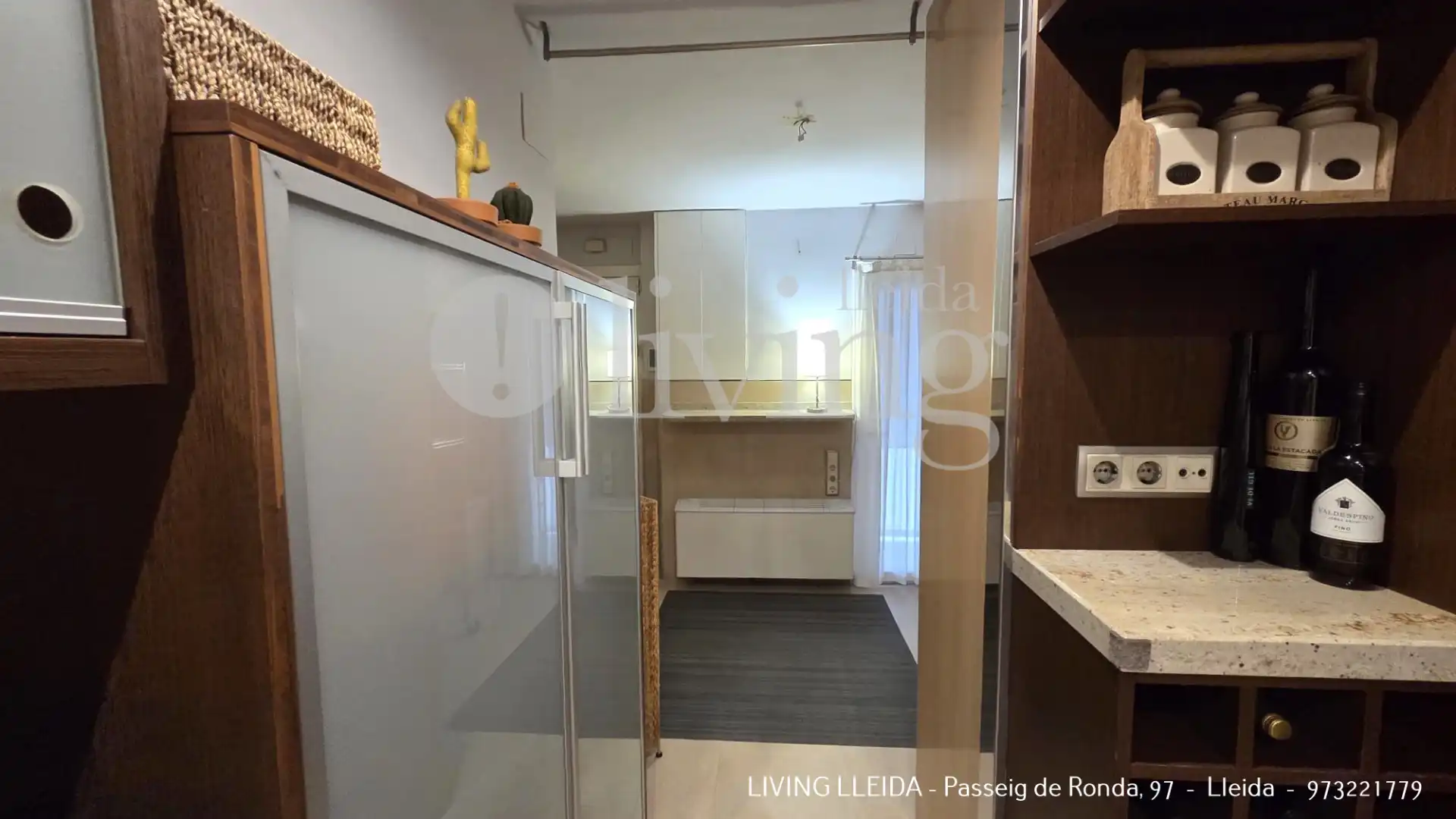 Küche von Wohnung zum Verkauf in Lleida mit Klimaanlage, Heizung und Parkett