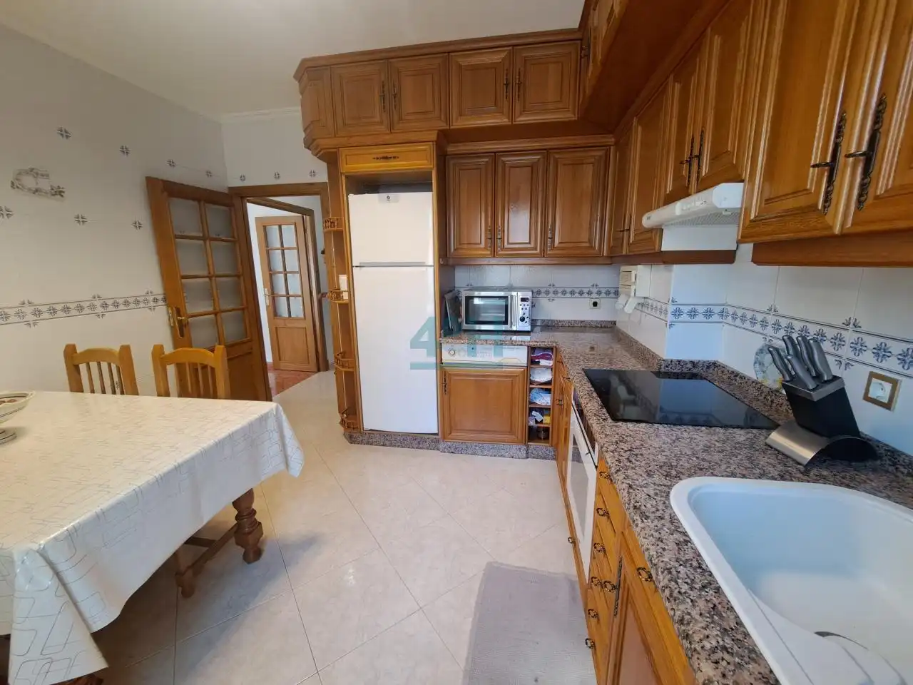 Kitchen of Flat for sale in Ourense Capital   with Heating, Storage room and Furnished