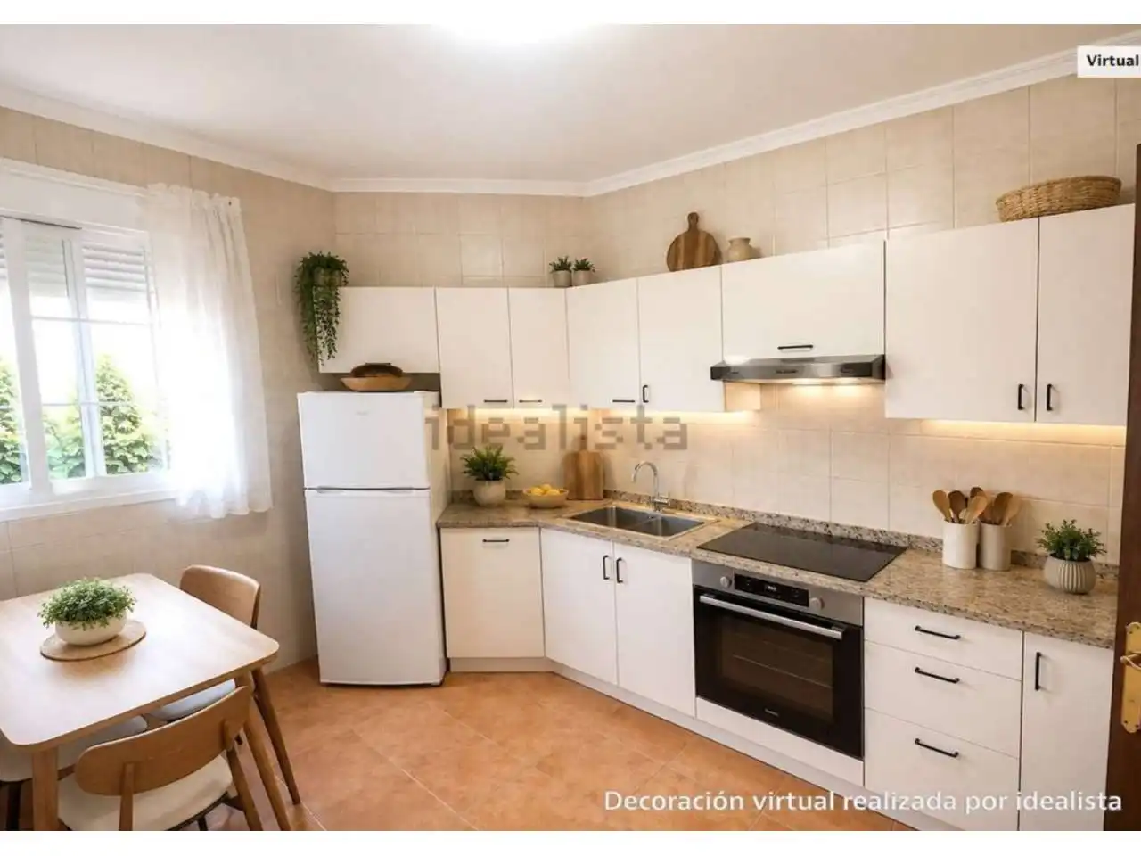 Cuina de Casa o xalet en venda en Vigo  amb Calefacció, Jardí privat i Terrassa