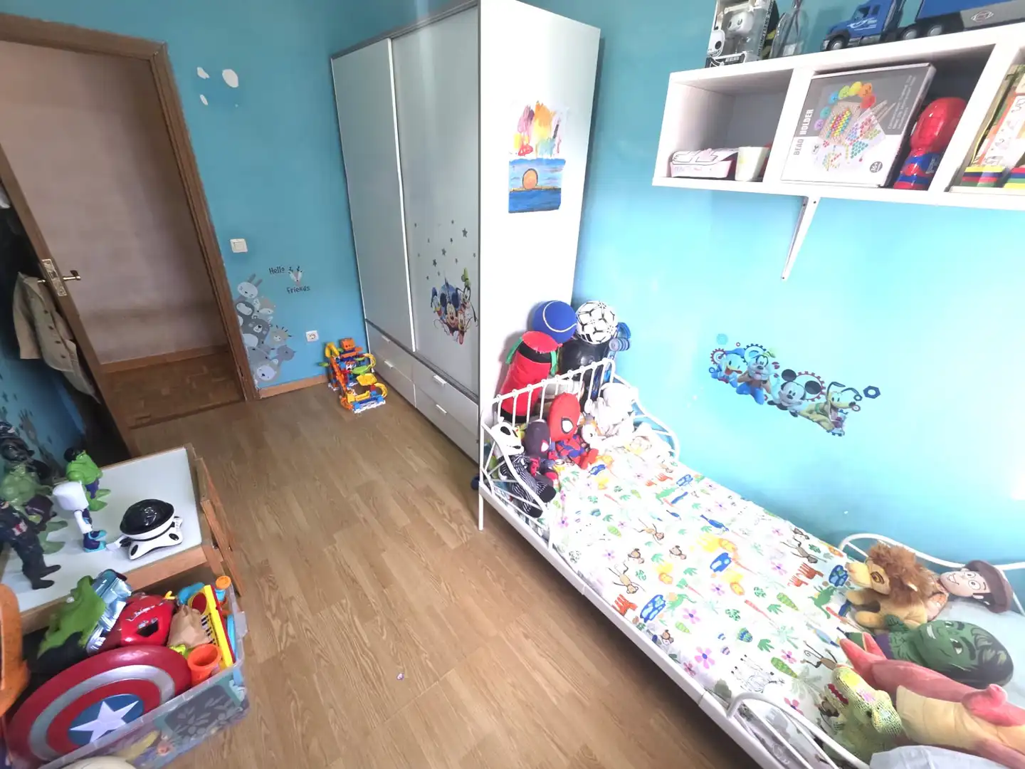 Bedroom of Flat for sale in Móstoles  with Air Conditioner, Heating and Parquet flooring