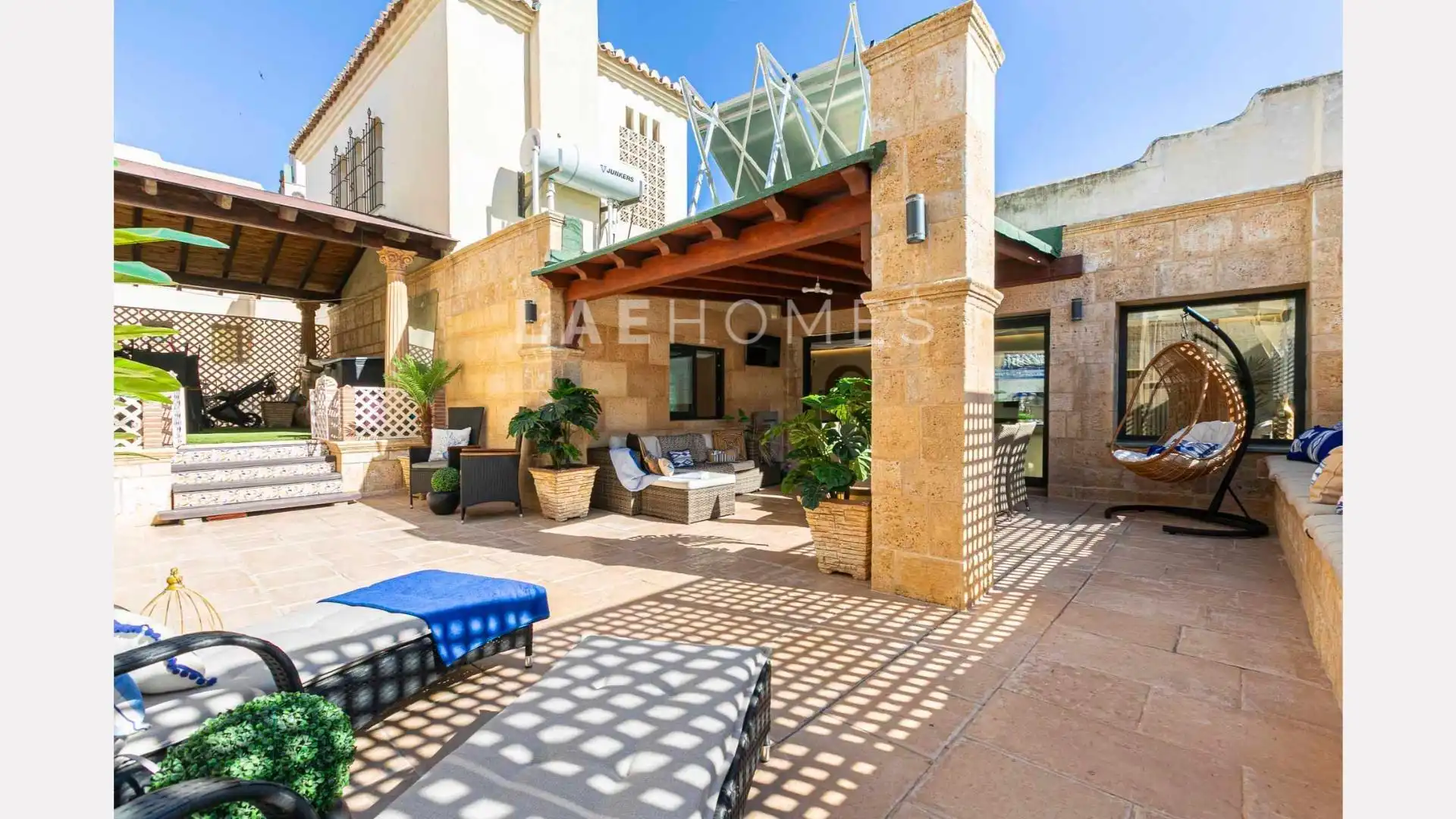 Terrasse von Dachboden zum Verkauf in Marbella mit Klimaanlage, Heizung und Terrasse