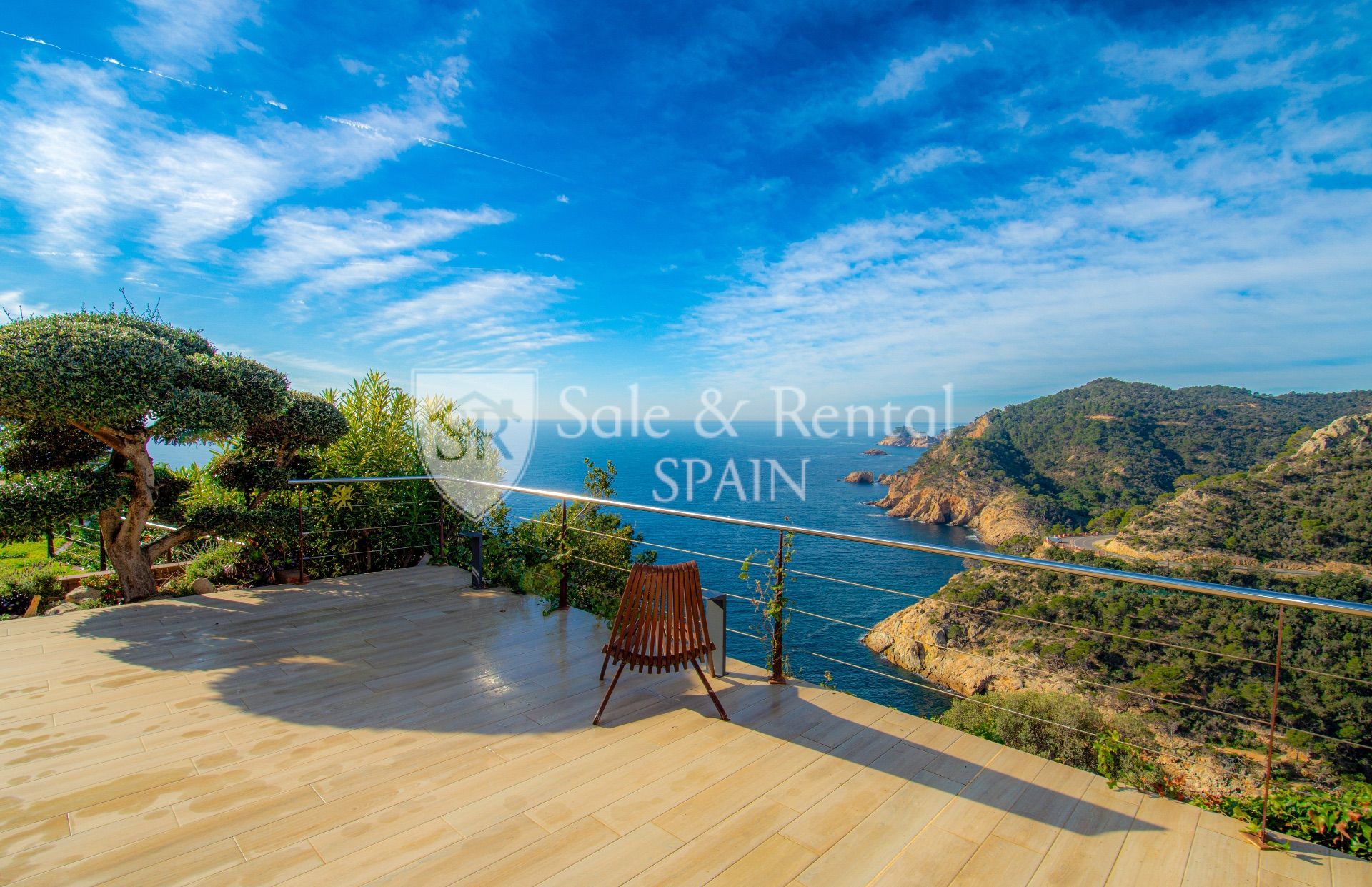 Terrassa de Casa o xalet en venda en Tossa de Mar amb Aire condicionat, Calefacció i Jardí privat