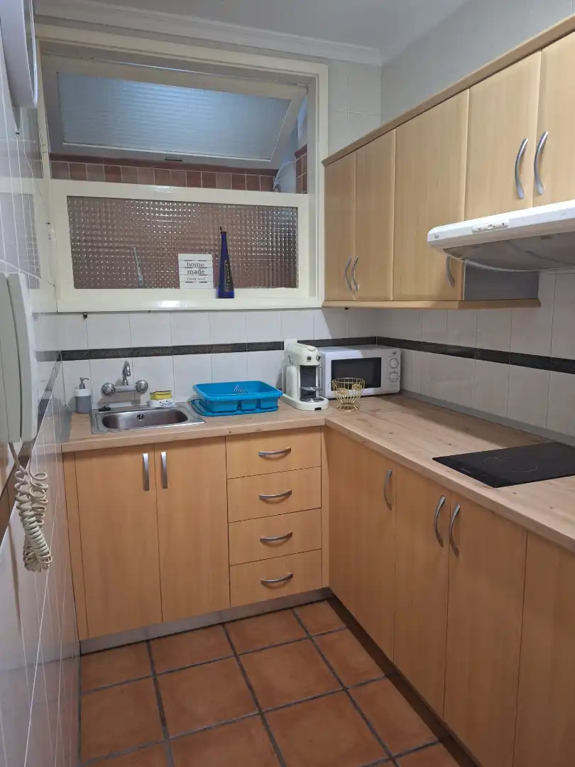 Kitchen of Apartments for rent in Las Palmas de Gran Canaria  with Parquet flooring, Furnished and Washing machine
