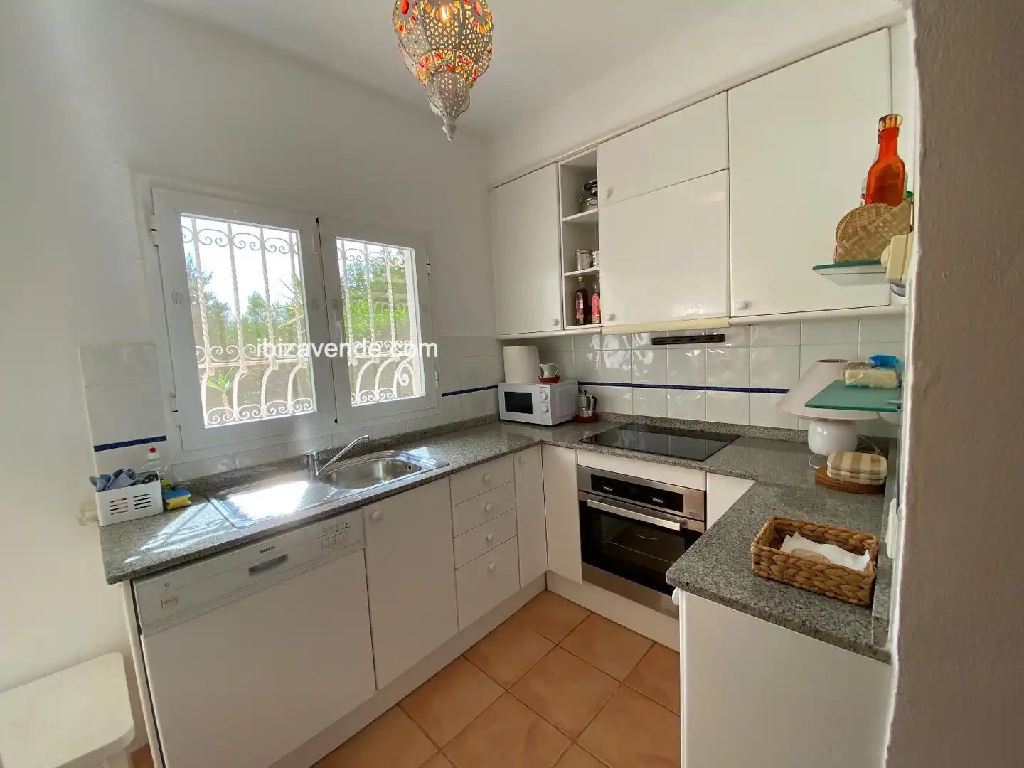 Cuina de Casa o xalet de lloguer en Sant Josep de sa Talaia amb Aire condicionat, Calefacció i Jardí privat